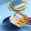 Thermo-Bentobox, Brotdose Box mit Thermo-Mittagessen Bento Produktbild-Vorschau 4
