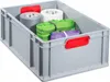 allit Transportbehälter ProfiPlus EuroBox 622, grau/rot Produktbild-Vorschau 15