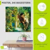 ARTland Poster Paar auf einer Schaukel Größe: 100x100 cm Produktbild-Vorschau 2