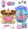 A collection of Zuru Rainbocorns Puppycorn Rescue toys, including a plush toy, a large egg-shaped container, and various accessories. Anteprima dell’immagine prodotto