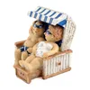 Figur Urlaubspaar, ca. 7 × 7,5 × 8 cm, Polyresin Produktbild-Vorschau 7