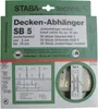 Deckenabhänger SB5 5-10 cm Pack = 30 Stück Produktbild-Vorschau 4