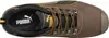 Top-down view of a brown Puma work shoe. Náhľad obrázku produktu