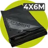 Xstrong Home 90 plachta 4x6 čierna Vodotesná Super silná s Náhľad obrázku produktu 1