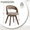 2 drewniane krzesła do jadalni w nowoczesnym stylu, z Podgląd zdjęcia produktu 6
