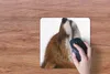 MuchoWow® Mauspad Mousepad Fuchs - Nase - Weiß 30x30 cm - Produktbild-Vorschau 3