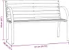 vidaXL Kinder-Gartenbank 81 cm Chinesisches Tannenholz Grau Produktbild-Vorschau 7