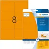 Étiquettes HERMA 5145, format A4, couleur orange néon, Voir les images du produit 3