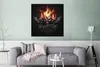 MuchoWow® Poster Eine Illustration eines flammenden Produktbild-Vorschau 5