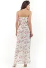 Awama Geblümtes Kleid für Frauen Lynene A219 natur XL Produktbild-Vorschau 2