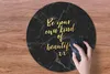 MuchoWow® Mauspad Mousepad Zitate - Selbstvertrauen - Gold Produktbild-Vorschau 3