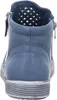 The back view of a blue high-top sneaker. Produktbild-Vorschau