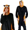 Piżama Onesie Kigurumi Kostium Przebranie Ruda Panda M: 155 Podgląd zdjęcia produktu 1