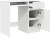 Schreibtisch Weiß 86x49x76 cm Holzwerkstoff Produktbild-Vorschau 5