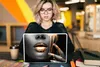 MuchoWow® Laptop Aufkleber Sticker Cover Lippen - Orange - Produktbild-Vorschau 5