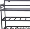 3Tier Casier à vin mural moderne avec porte-verre, Voir les images du produit 8
