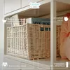 Creative Home Cesto Vimini Bianco 40x30x24 cm | Cestino Anteprima dell’immagine prodotto 3