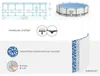 Bestway 56950, 13030 l, Gerahmter Pool, Leiter, Blau, 54 kg Produktbild-Vorschau 34