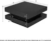 Merax Table basse avec éclairage LED incl. télécommande, Voir les images du produit 7