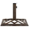 The Living Store Sonnenschirmständer Bronzen 44x44x31 cm Produktbild-Vorschau 2