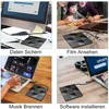 7-in-1 externes DVD Laufwerk USB3.0 + Type-C, ultradünner Produktbild-Vorschau 6