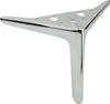 Elégant pied de meuble chrome argent 15 cm, pieds Voir les images du produit 1