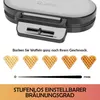 Clatronic WA 3745 Waffeleisen, Edelstahlgehäuse, 1200 Watt, Produktbild-Vorschau 14