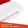 Nordstern Weihnachtsmütze für Erwachsene - Rot Weiße Produktbild-Vorschau 4