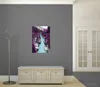 Wallario Poster - Fluss in lilafarbener Schlucht, Produktbild-Vorschau 2