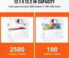 SucceBuy Acryl-Tombola-Trommel, fasst 2500 Tickets oder 100 Produktbild-Vorschau 3