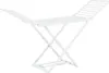 A white foldable clothes drying rack is shown against a white background. Náhľad obrázku produktu