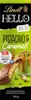 Lindt HELLO Tafel Pistachio Crunch und Salted Caramel Packung 100g Produktbild-Vorschau