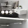 FCH Set di 2 comodini sospesi in legno 46x30x15 cm con 1 Anteprima dell’immagine prodotto 8