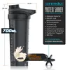 Arendo Protein Shaker Eiweißshaker, Proteinshaker, 700 ml, Produktbild-Vorschau 2
