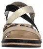 Rieker Damen Sandalette Mehrfarbig/Leopard Voir les images du produit 6