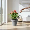 Fioriera in plastica M rotonda Ø 38 cm - grigio chiaro - Anteprima dell’immagine prodotto 8