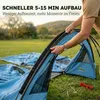 Outsunny Tunnelzelt 4 Personen Familienzelt mit Produktbild-Vorschau 7