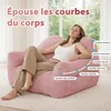 Pouf XXL pour adulte avec rembourrage en mousse, canapé de Voir les images du produit 3