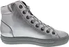 A side view of a silver high-top sneaker. Anteprima dell’immagine prodotto