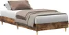 vidaXL Rám postele bez matrace kouřový dub 90x200 cm Náhled obrázku produktu 1
