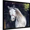 MuchoWow® Gerahmtes Poster Pferd - Halfter - Natur 40x40 cm Produktbild-Vorschau 1