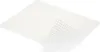 A white, grid-like medical dressing is shown on a white background. A corner of the dressing is lifted, revealing the texture and layers. Voir les images du produit