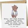 Mr. & Mrs. Panda Grußkarte Arzt Probleme Lösen - Weiß - Produktbild-Vorschau 1