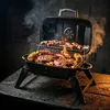 Stolný gril Relaxdays, prenosný skladací gril, rozmery: 34 Náhľad obrázku produktu 2