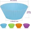 Silikon Mini Muffinform Antihaft Backformen 24er-Pack Produktbild-Vorschau 3