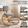 HOMCOM Ergonomischer Kniestuhl, Kniehocker mit Rückenlehne Produktbild-Vorschau 7