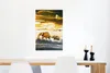 MuchoWow® Poster Elefant - Schwanz - Gelb - Blau 40x60 cm - Produktbild-Vorschau 5