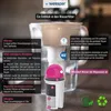 A close-up view of a water filter pitcher with labels explaining its components and benefits. Náhled obrázku produktu