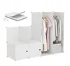 Großer modularer Kleiderschrank in Weiß mit 16 Regalen und Produktbild-Vorschau 4
