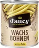 d'aucy Wachsbohnen extra fein (400g) – Mild, zart & Produktbild-Vorschau 1